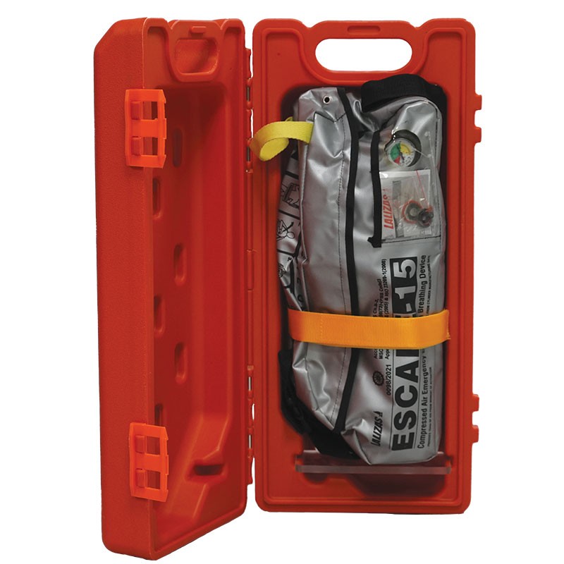 LALIZAS Hard Case for EEBD, w/Transparent Window, Polyethylene, Orange Product Categories