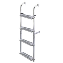 Foldable Ladder, Inox 316, 90º Boarding Ladders