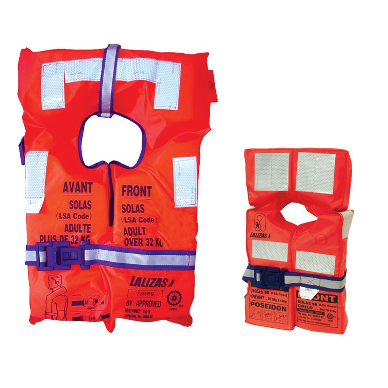 LALIZAS Lifejacket SOLAS (L.S.A Code) Foam Lifejackets