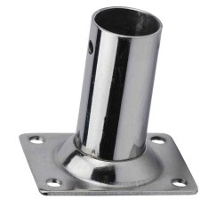 Ορθογώνια Βάση με Κλίση 90°, Inox 316, Ø25mm Εξοπλισμός για ρέλια
