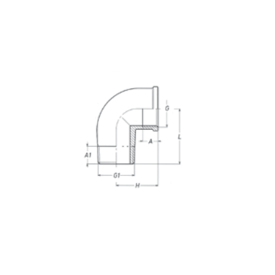 Elbow 90", M-F, ?rass Brass Fittings