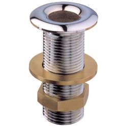Thru-Hull Outlet, Chromium Plated Brass Thru-Hull Accessories