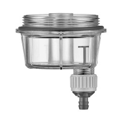 Replacement Clear Bowl for Water Separating Fuel Filter, Racor S3227 & S3213 Type Fuel / Water Separators