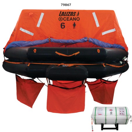 LALIZAS Liferaft SOLAS OCEANO, Ρίψεως, SOLAS/MED - MER Liferafts