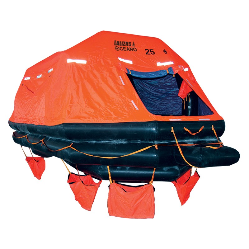 LALIZAS Liferaft SOLAS OCEANO, Throw-overboard Self-righting Type Liferafts