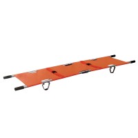 Aluminum Alloy Folding Stretcher, Orange Medical Equipment