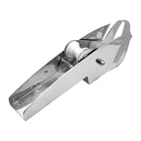 Bow Roller, Self Launching, w/Gimballing end, Inox 316 Anchors