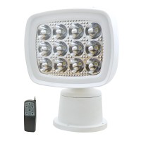 Spotlight LED White, w/Remote Control, 10-30V LED utility lights