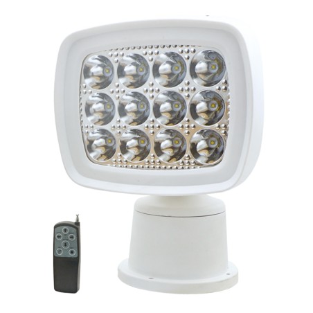 Spotlight LED White, w/Remote Control, 10-30V LED utility lights