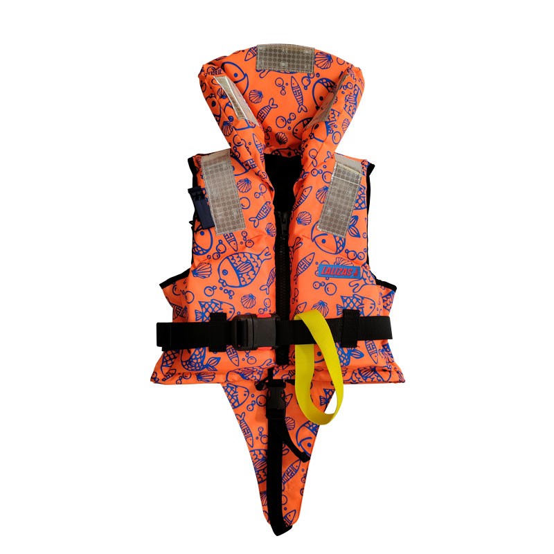 LALIZAS Lifejackets 150N, ISO 12402-4:2020 Fluo Orange with Aquatic Pattern Safety