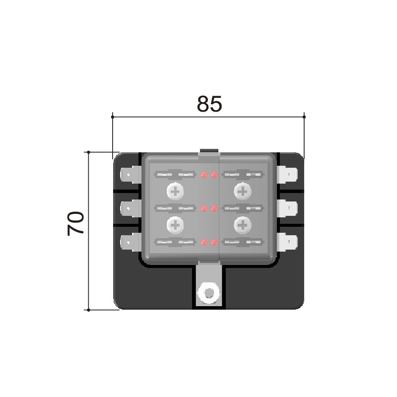 Standard Blade Fuse Holder Box for Fuses Fuses and Fuse Holders