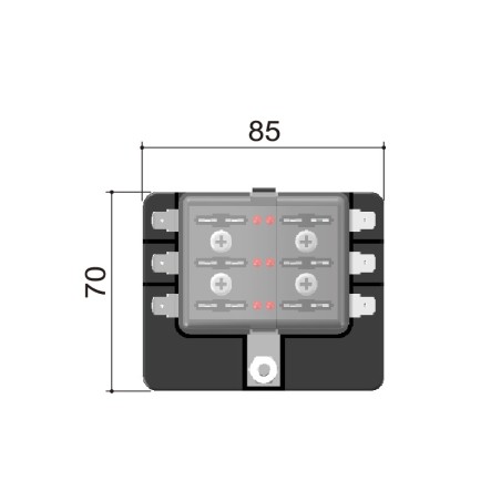 Standard Blade Fuse Holder Box for Fuses Fuses and Fuse Holders