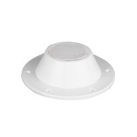 Table Bottom Plate, Deck mounted, Ø190mm - Η. 55mm, White Tables & Pedestals