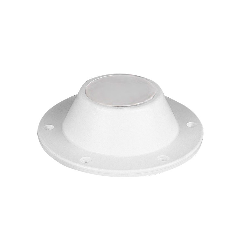 Table Bottom Plate, Deck mounted, Ø190mm - Η. 55mm, White Tables & Pedestals