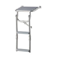 Platform Ladder, Inox 316, with 2 Plastic Steps Boarding Ladders