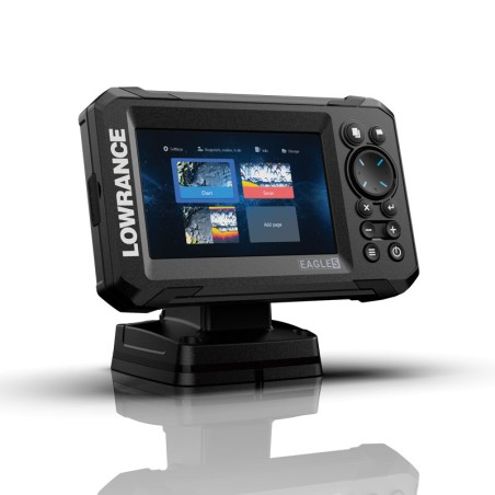 LOWRANCE Eagle 5'' 50KHz/200KHz 455KHZ/800KHZ Downscan-FishReveal - Genesis Live HDI XDCR + transducer Chartplotters / Fishfi...