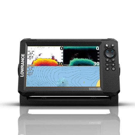 LOWRANCE Eagle 9'' 50KHz/200KHz 455KHZ/800KHZ Downscan -FishReveal-Genesis Live HDI XDCR + transducer Chartplotters / Fishfin...