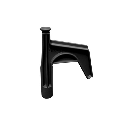 Hook with Thread, Ø22mm, Black Boat Hooks