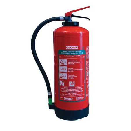 LALIZAS Fire Extinguisher PFAS Free Foam,Cartridge Operated,w/wall bracket, SOLAS/MED(EN,GR,CN) Fire Fighting Equipment